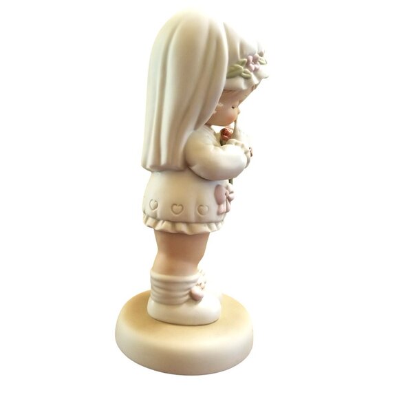 Memories of Yesterday Here Comes The Bride God Bless Her 1988 Enesco 520527 9.5" - Picture 3 of 8